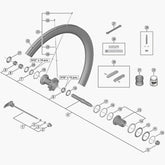Shimano Wh-R9200-C50-Tu-R Right Hand Spoke 264 Mm Wheel Spares